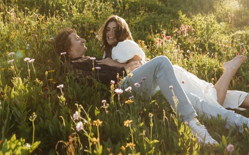 Laying in a Meadow of Flowers