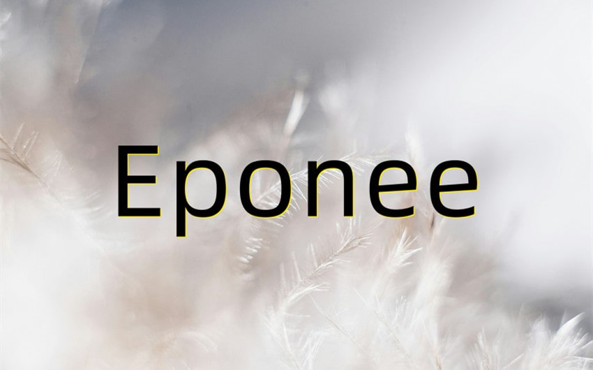 Meaning of Eponee